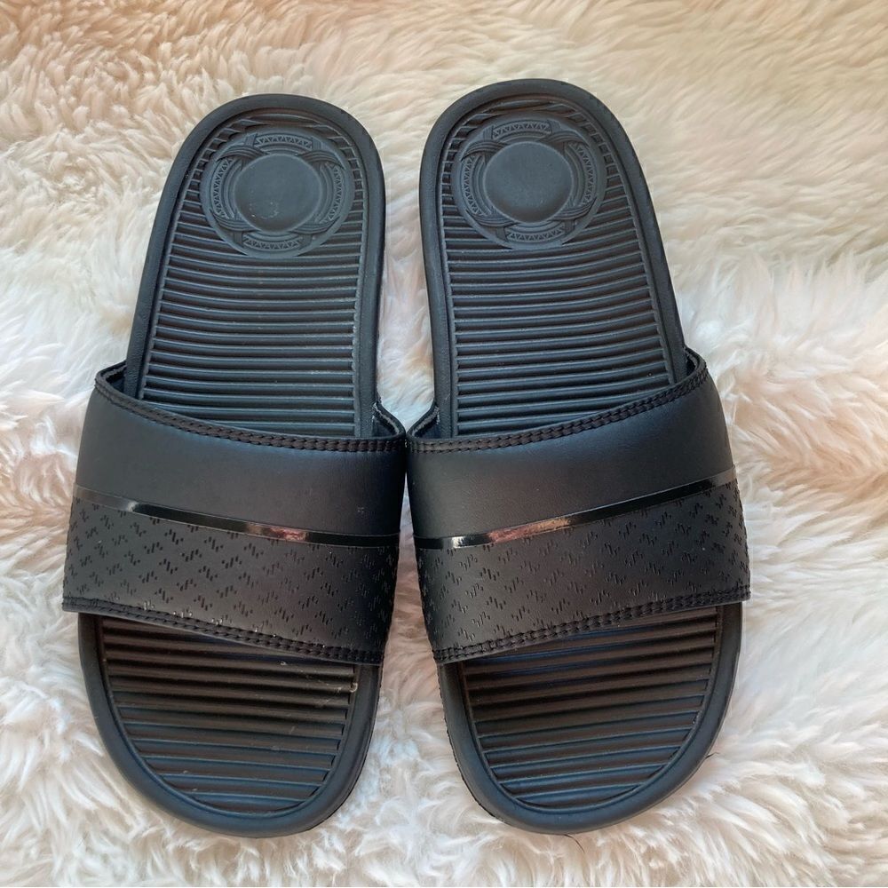Sandalboyz Black Slides US Size 6 EUC